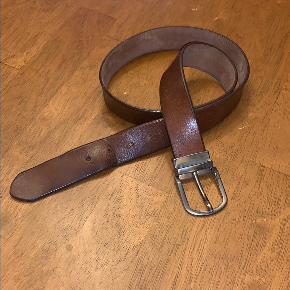 Men’s Brown Genuine Leather Belt
